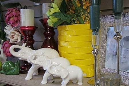 Elephant ornament and candle holder
